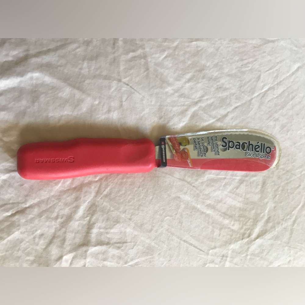 Swissmar Sandwich Knife - Silicone Handle, Stainless Steel Blade Insert